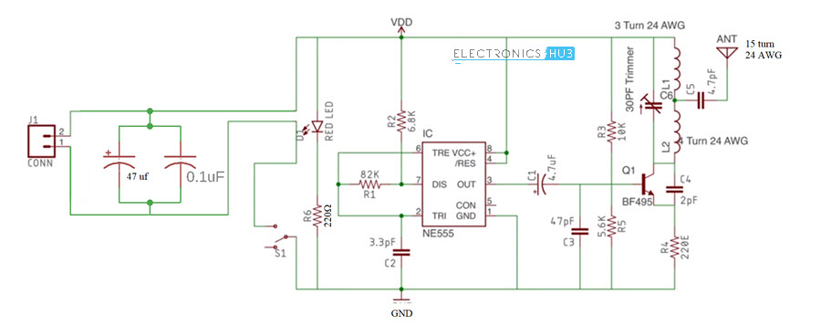 Mobile Jammer Circuit Diagram